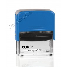 Штамп на автоматической оснастке Colop Printer 60 Compact, размер 76 х 35 мм.