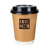 Штамп для брендирования стаканчиков кофе 40х40 мм